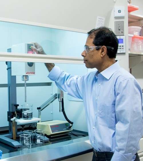 A man working in a lab