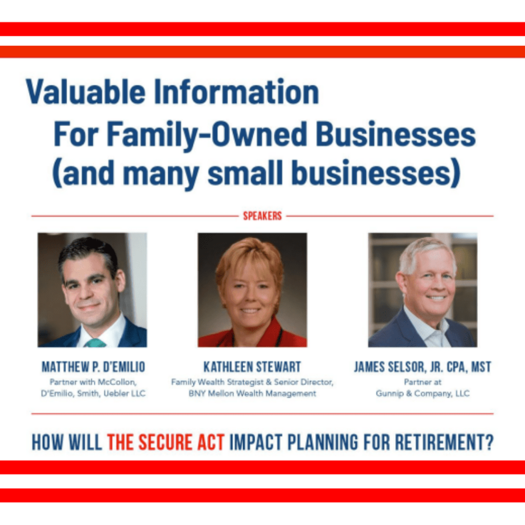 How will the secure act impact planning for retirement