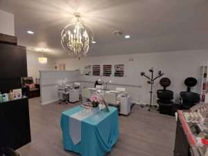 A salon with beauty equipment