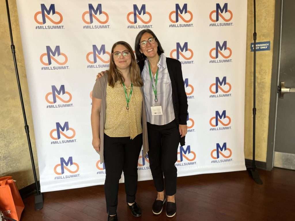 Two Delaware SBDC advisors at the Mills Summit