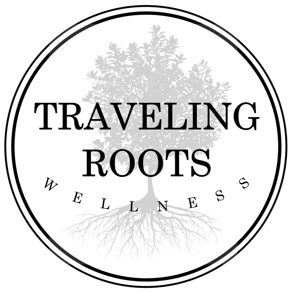 Delaware SBDC Client Traveling Roots Wellness logo
