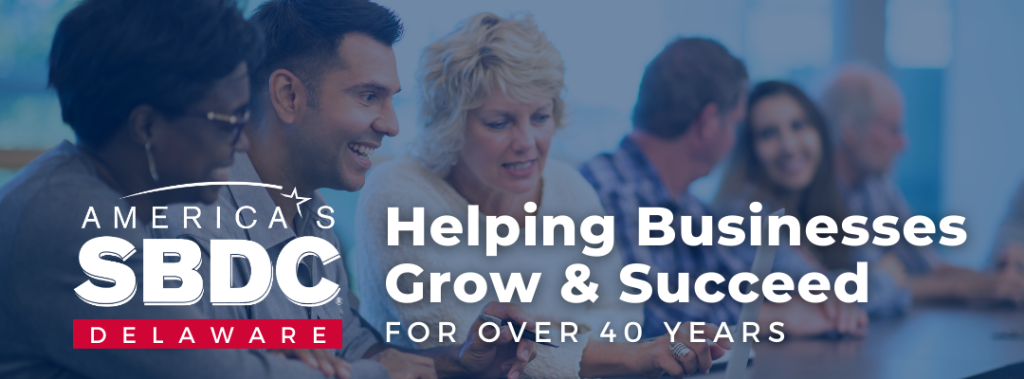 Delaware SBDC flyer about helping businesses grow & succeed