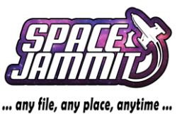 Delaware SBDC Client Space Jammit logo. any file, any place, anytime