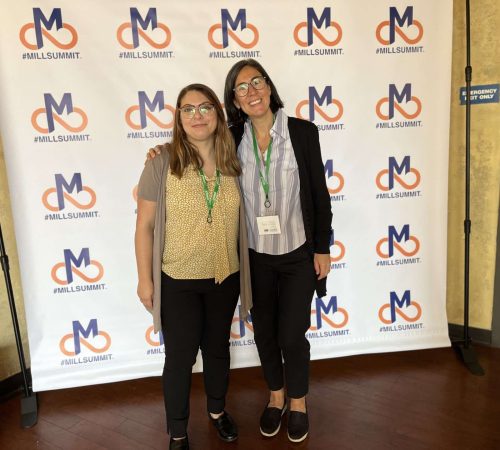 Two Delaware SBDC advisors at the Mills Summit